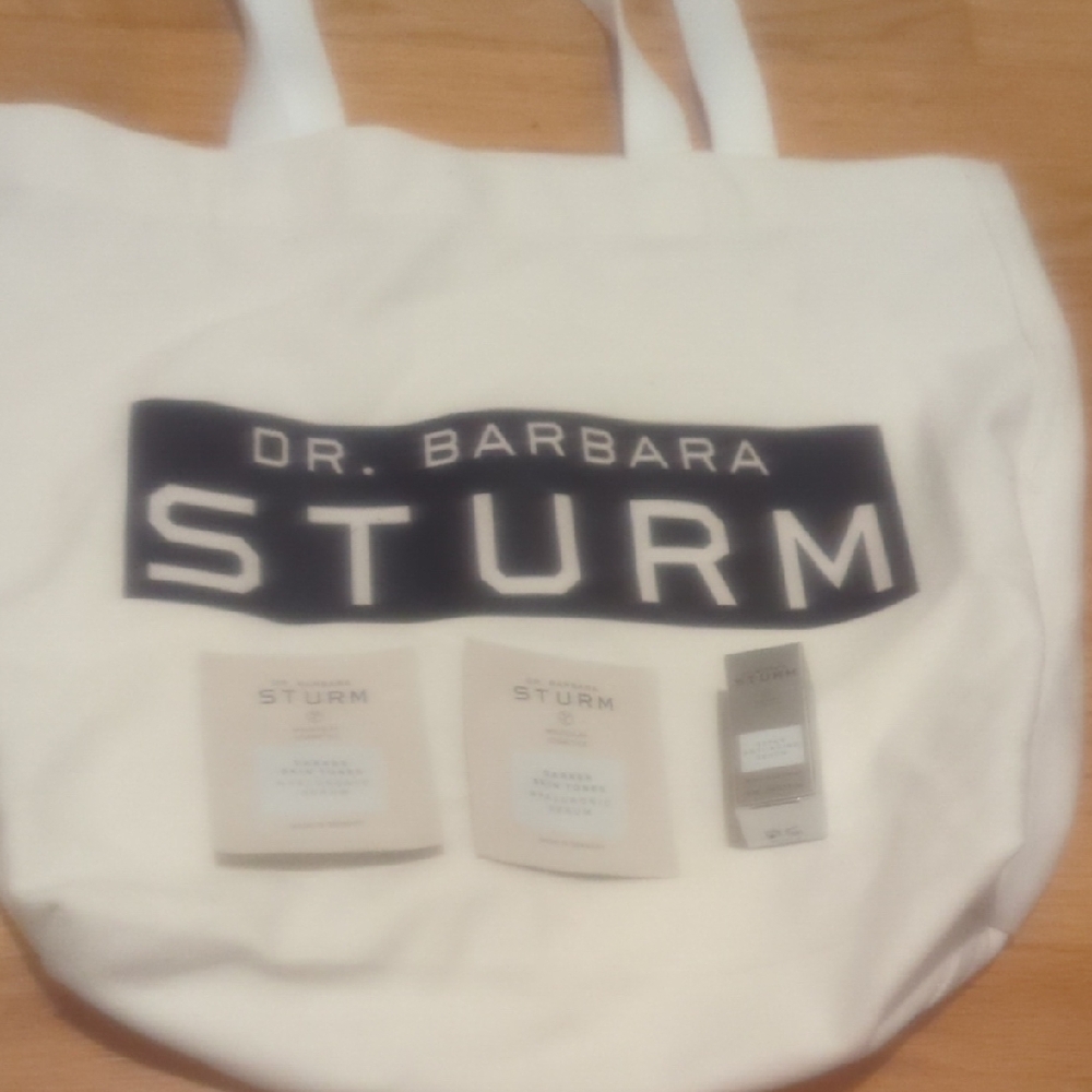 Dr. Barbara Sturm Cream Tote Bag with Logo